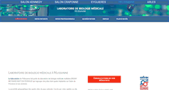 Desktop Screenshot of laboratoire-pelissanne.fr