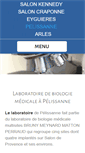 Mobile Screenshot of laboratoire-pelissanne.fr